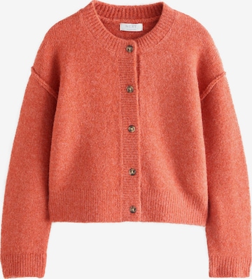 Next Knit Cardigan in Orange: front