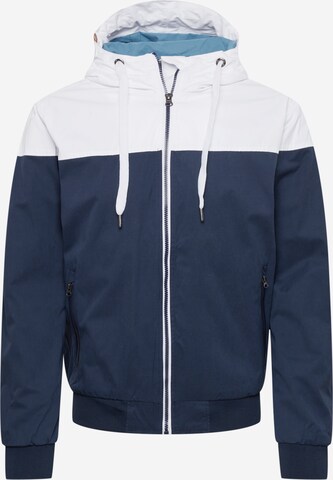 INDICODE JEANS Between-Season Jacket 'Lester' in Blue: front