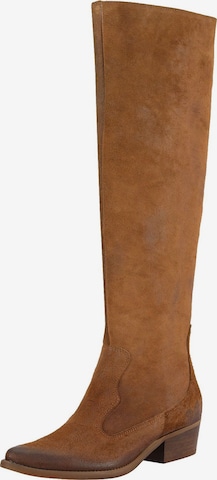 Bottes 'WEST D206' FELMINI en marron : devant