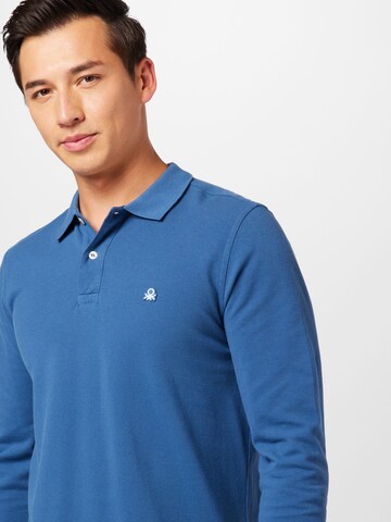 UNITED COLORS OF BENETTON Shirt in Blau