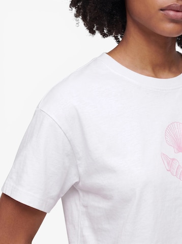 ONLY T-shirt 'ONLANNBEL' i vit