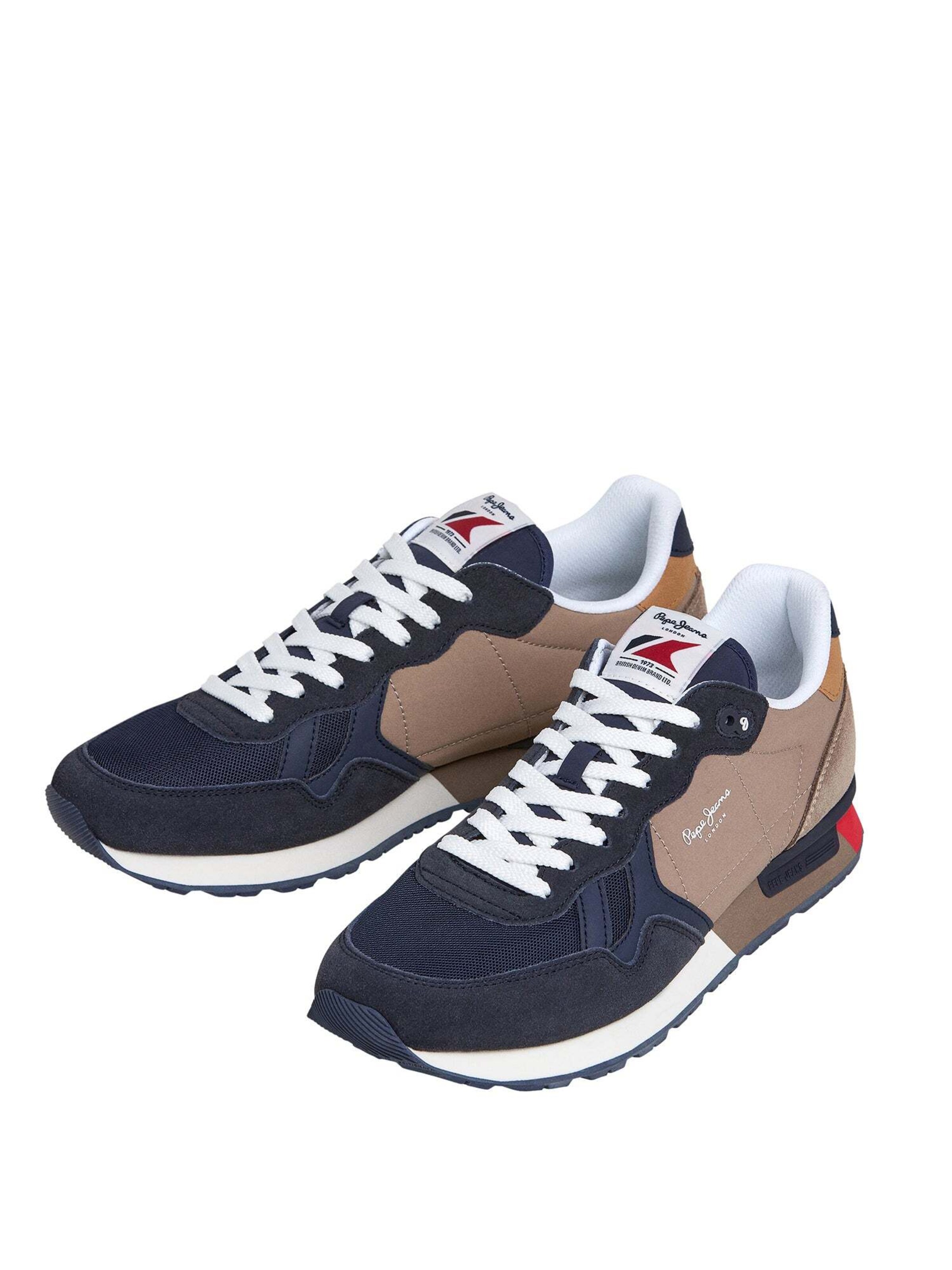 Pepe Jeans Platform trainers 'Brit Colors' in Blue