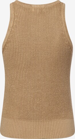Marie Lund Knitted Top in Brown