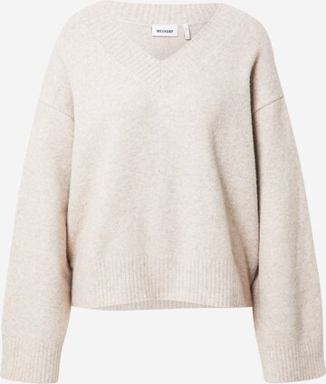 WEEKDAY Sweater 'Ergo' in Beige: front