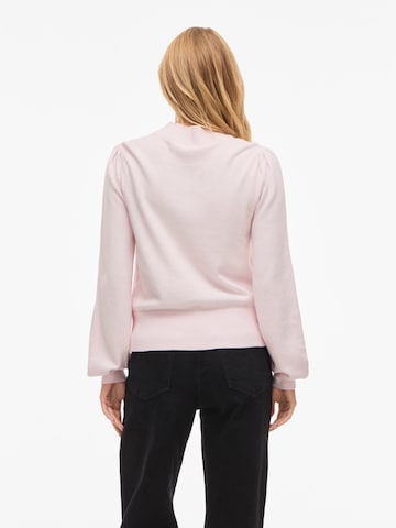 VILA Свитер 'VIRIL' в Ярко-розовый