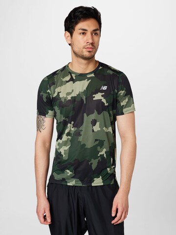 new balance Performance Shirt in Green: front