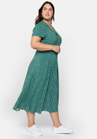 SHEEGO Blousejurk in Groen