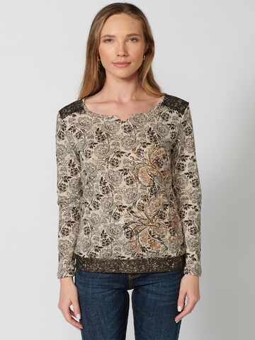 KOROSHI Shirt in Beige: front