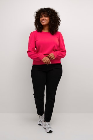 KAFFE CURVE Sweater 'Miana ' in Pink