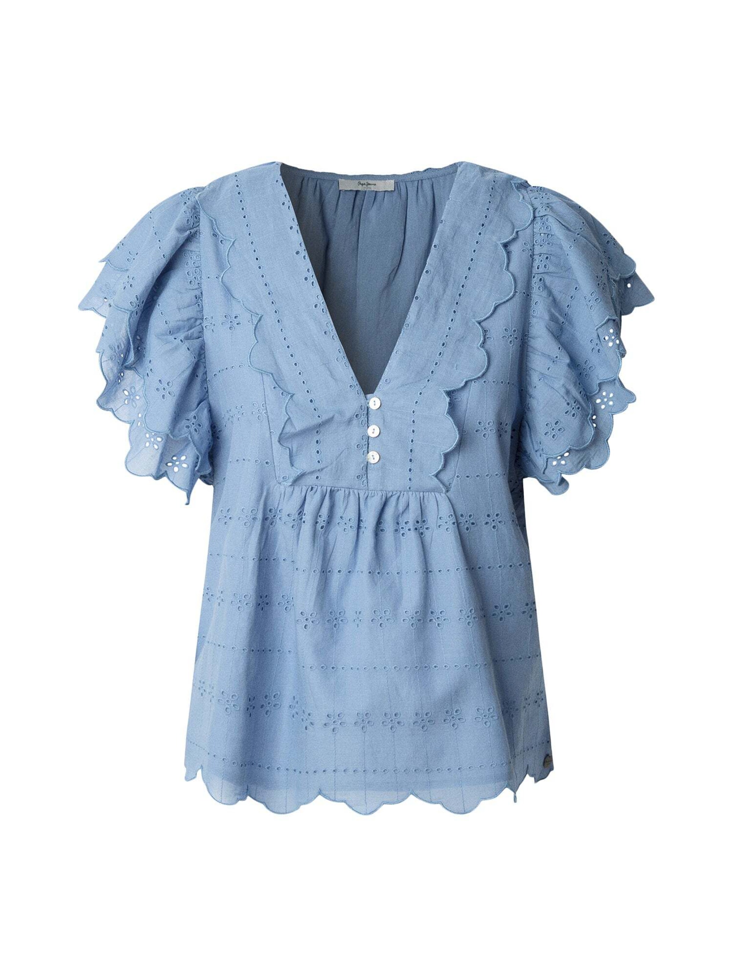 Camicia da donna 'Dame' di Pepe Jeans in blu: frontale