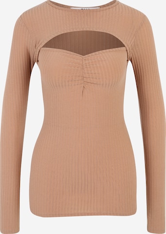 Dorothy Perkins Tall Shirt in Beige: voorkant