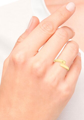 s.Oliver Ring in Gold: front