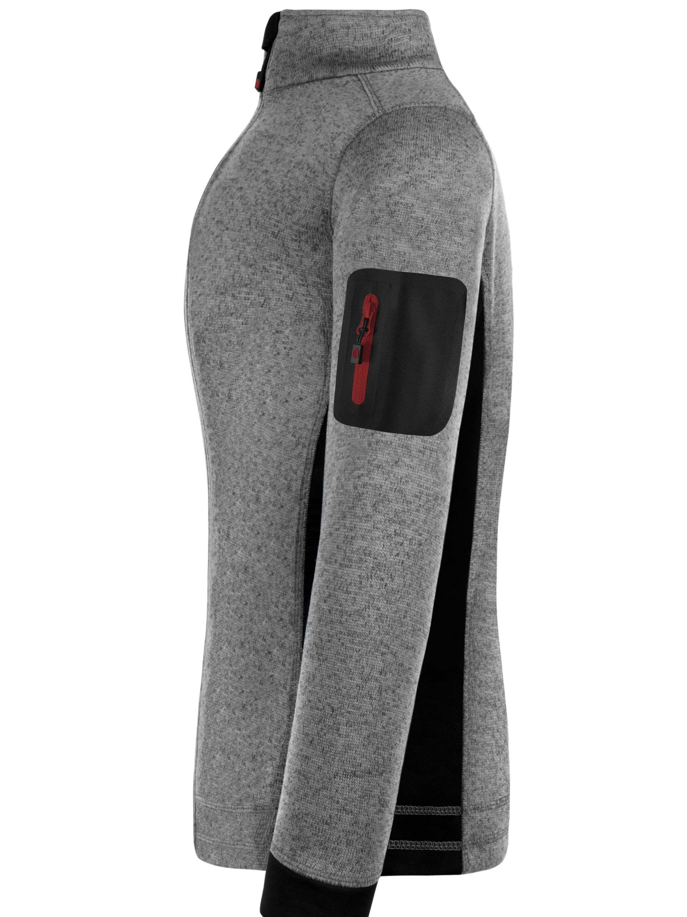 normani Functionele fleece jas 'Pukaskwa' in Grijs