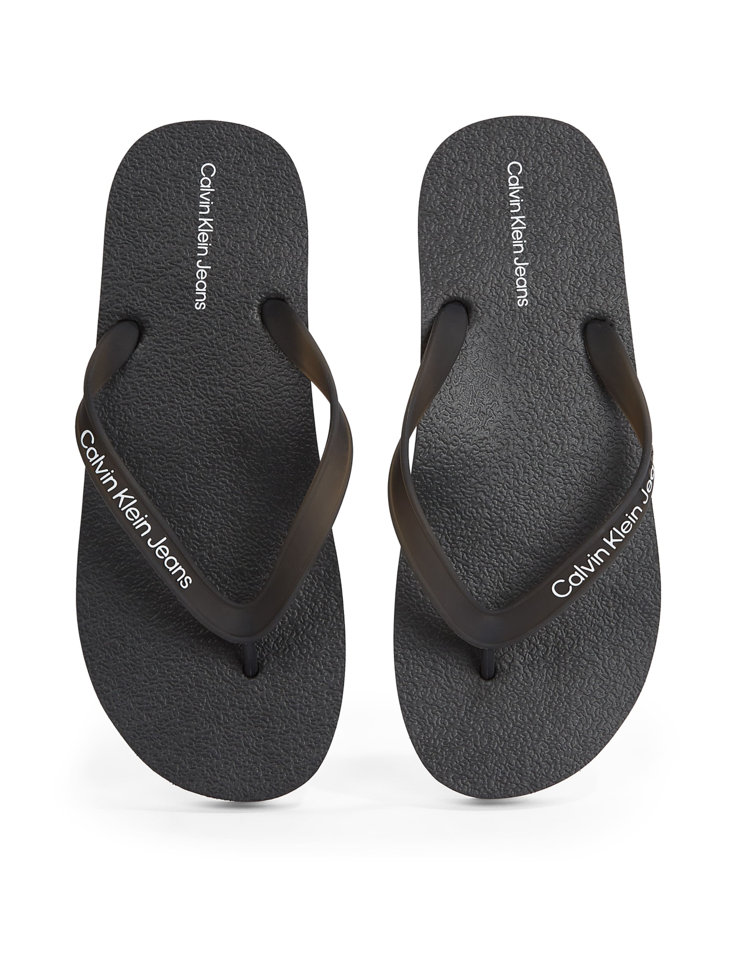 Calvin Klein Σαγιονάρες διχαλωτές 'THONG+' σε μαύρο