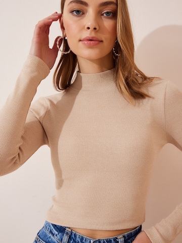 Happiness İstanbul Тениска в кафяво