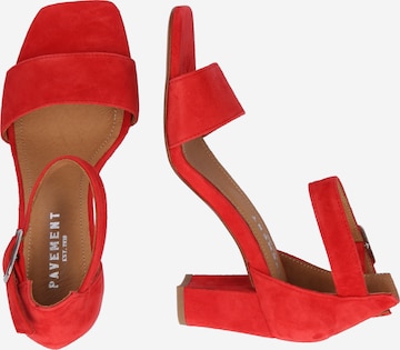 Sandales 'Sinna' PAVEMENT en rouge