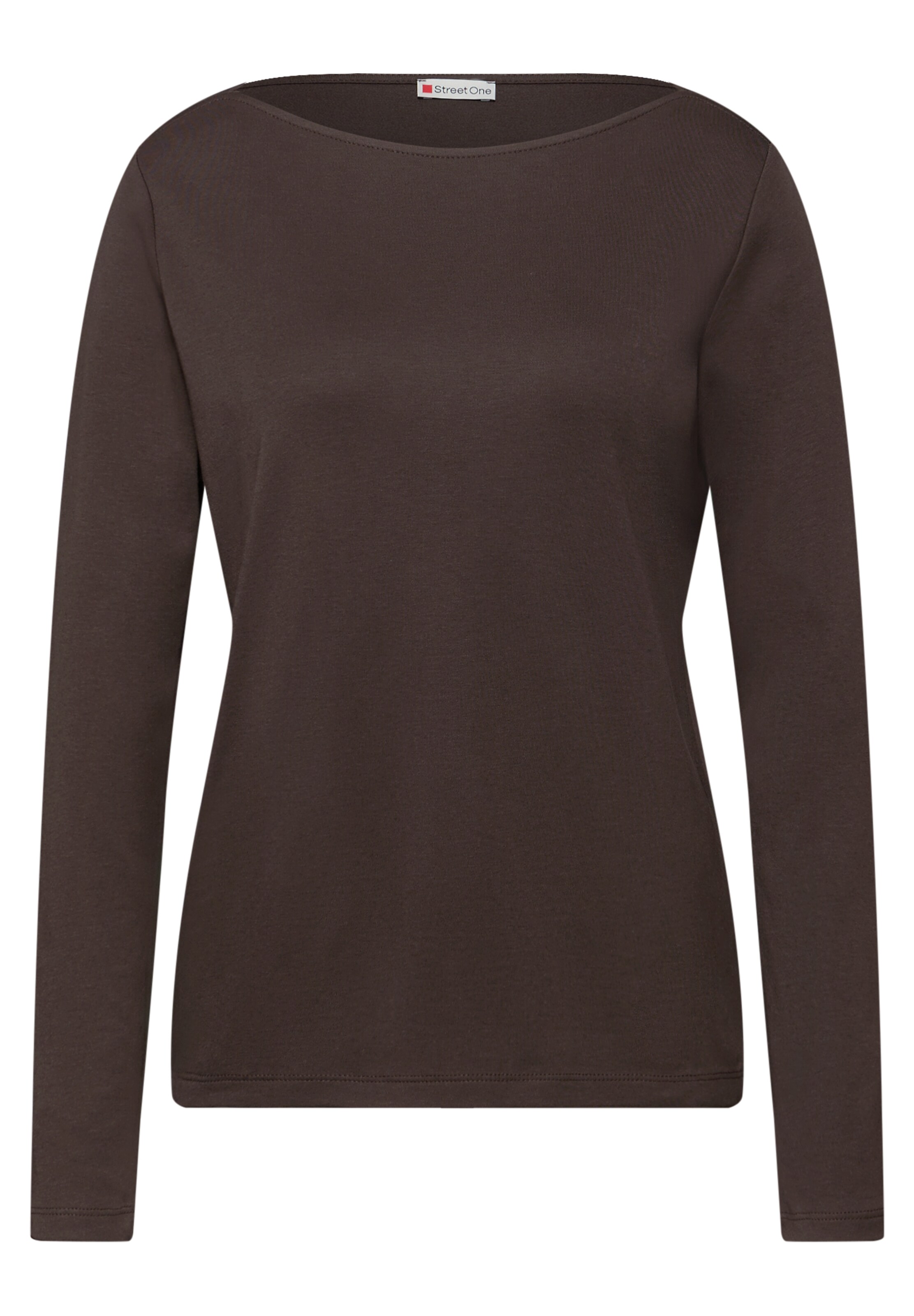 STREET ONE Shirt in Braun: Vorderseite