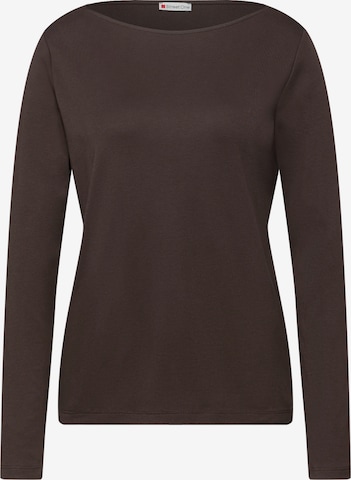 STREET ONE Shirt in Braun: Vorderseite