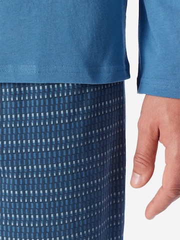SCHIESSER Schlafanzug ' Casual Essentials ' in Blau
