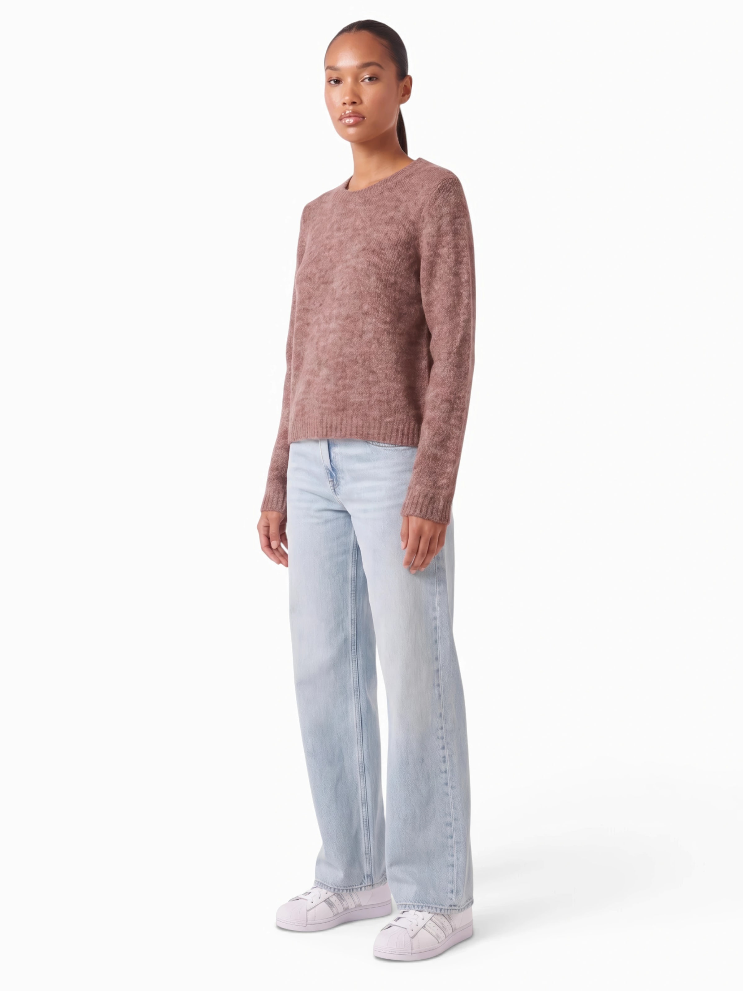 Vero Moda Curve Pullover 'VMCNovah' in Braun