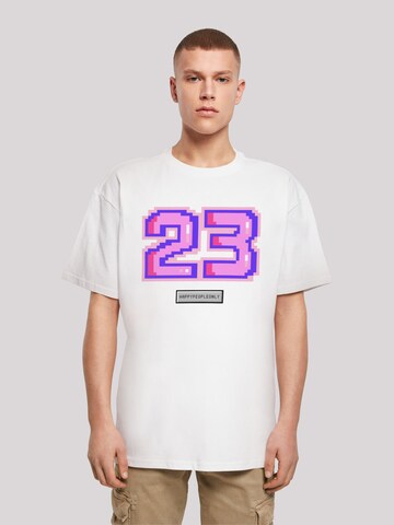 F4NT4STIC Shirt 'Pixel 23' in White: front