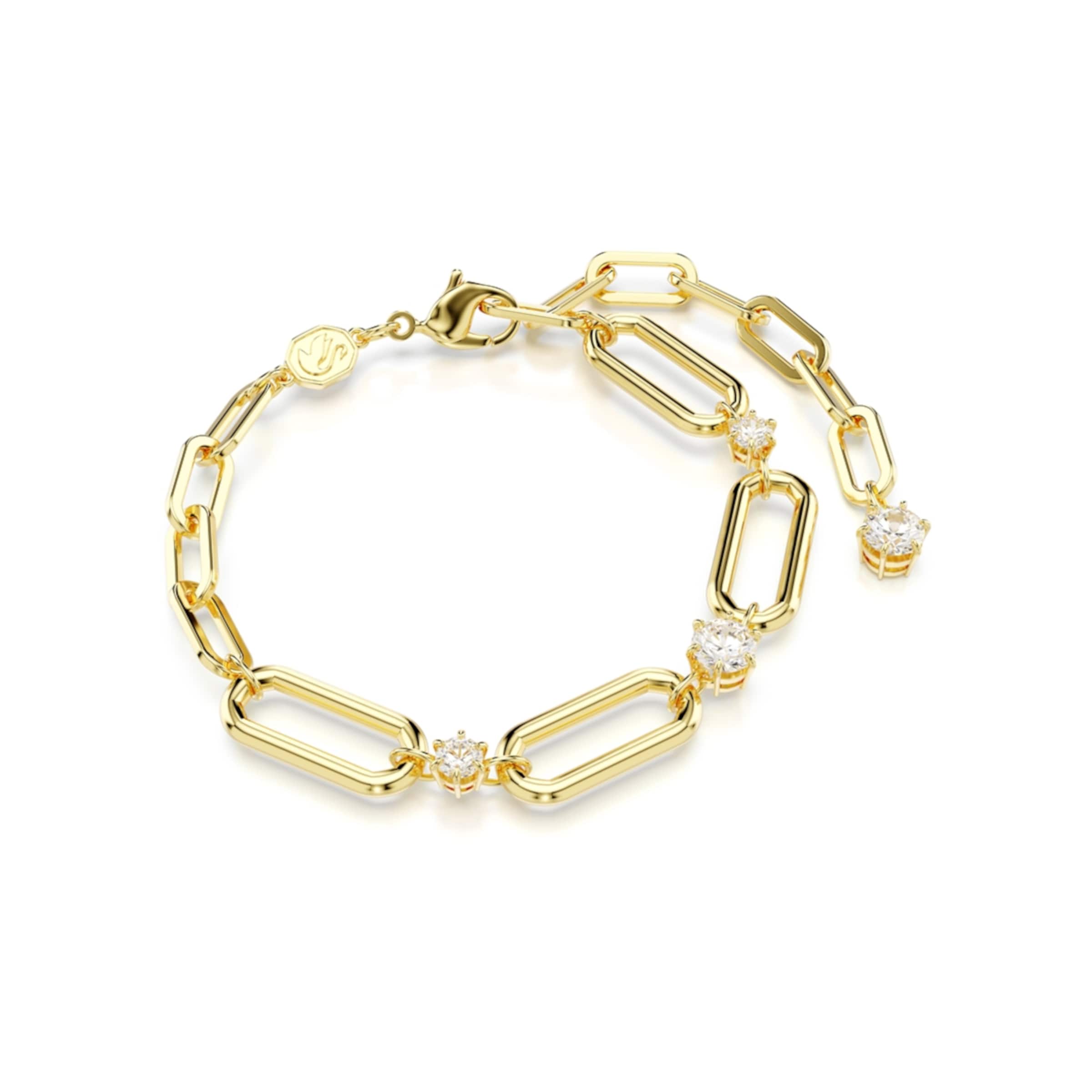 Swarovski Bracelet in Gold: front