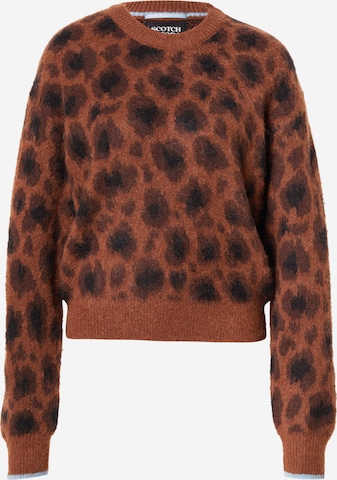 ruda SCOTCH & SODA Megztinis 'FUZZY': priekis