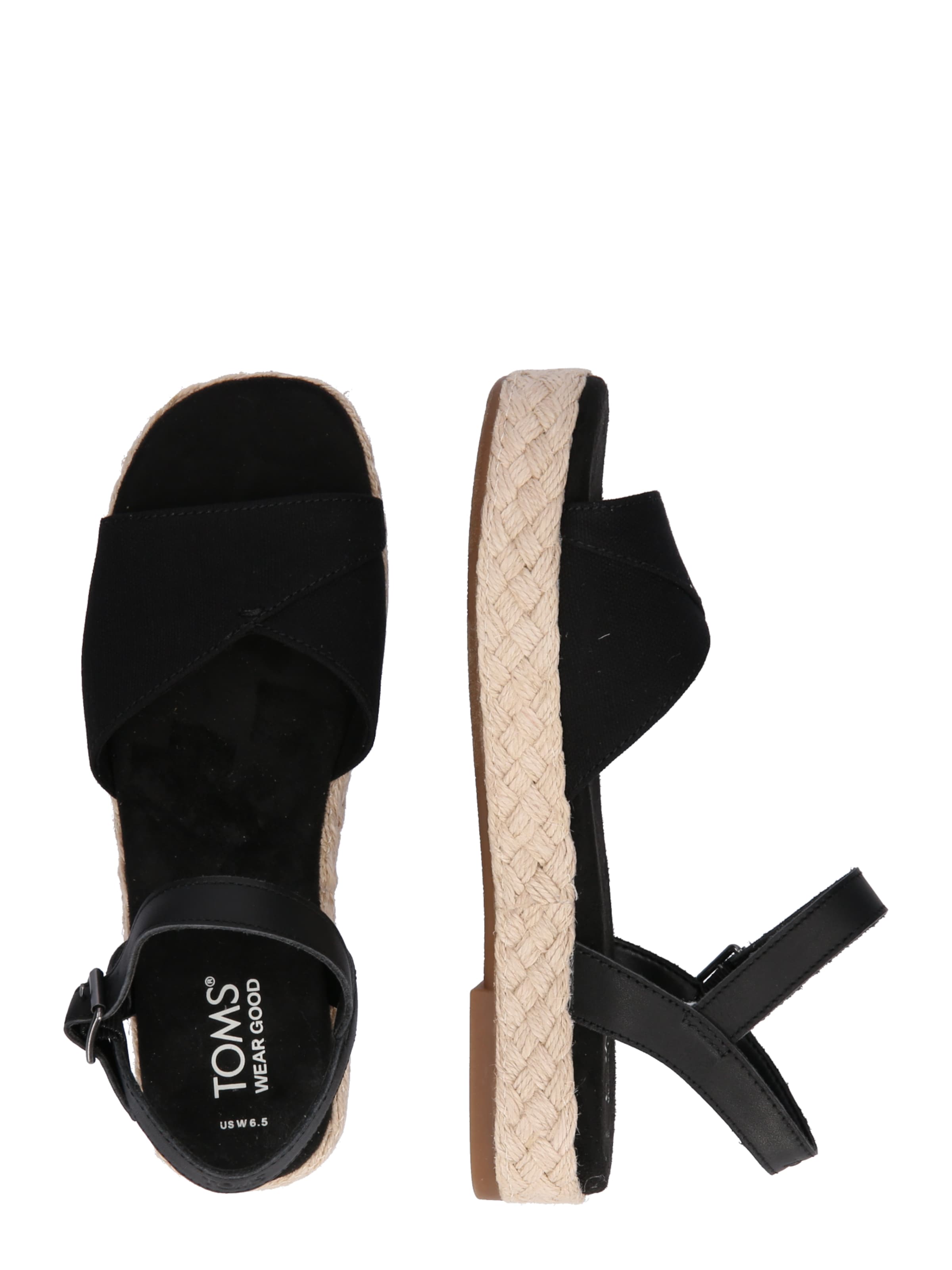 Sandales TOMS en noir