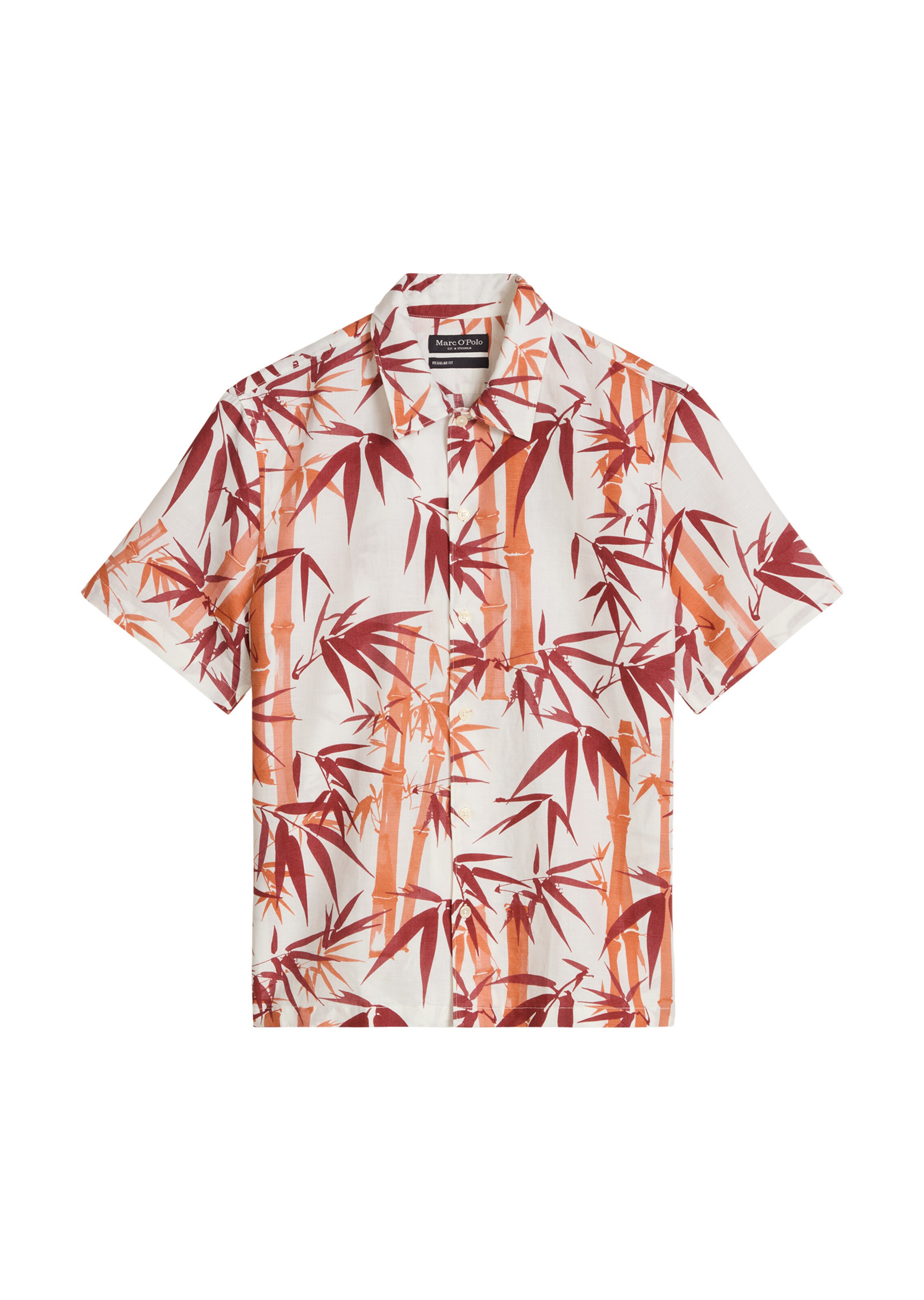 Marc O'Polo Button Up Shirt in Red: front