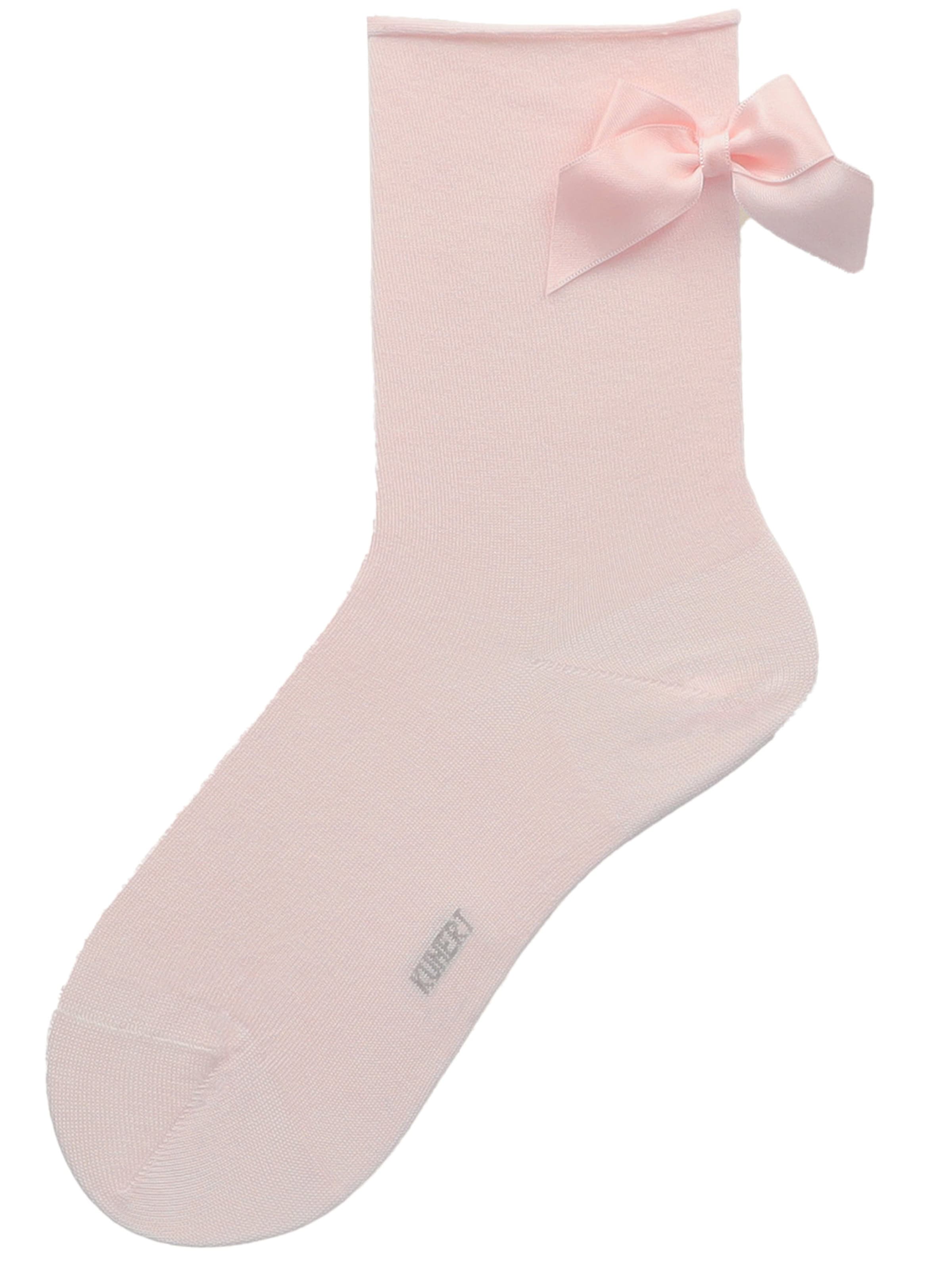 KUNERT Socks 'Ribbon Love' in Pink: front