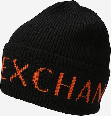 ARMANI EXCHANGE Beanie in Black: front