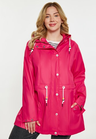 Schmuddelwedda Between-seasons coat in Pink: front