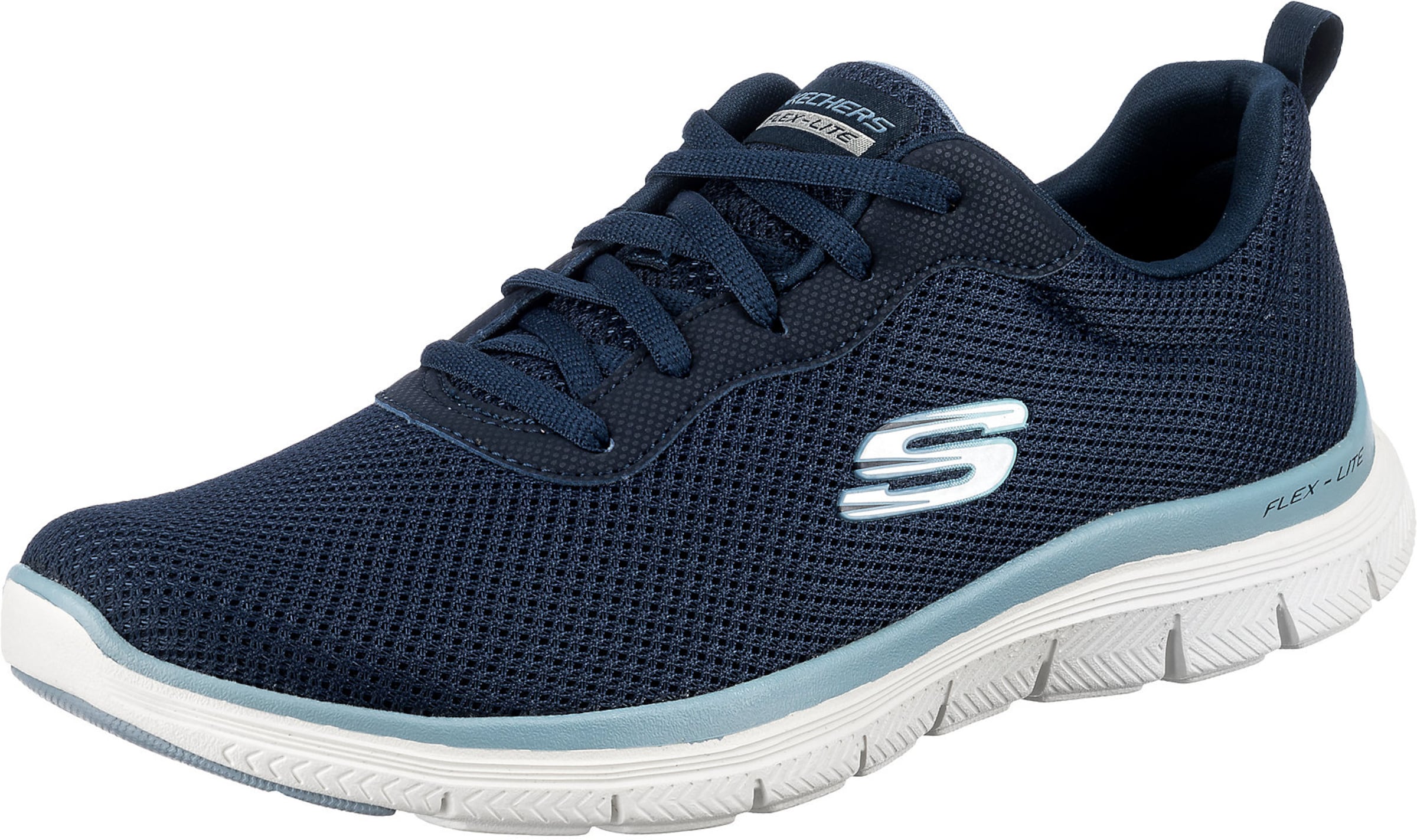 SKECHERS Sneaker 'Flex Appeal 4.0' in Blau: Vorderseite
