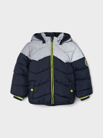 NAME IT Winter Jacket 'Morten' in Blue: front