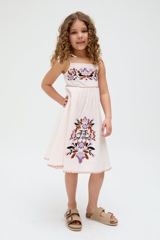 RAFFYA Kleid in Beige: Vorderseite