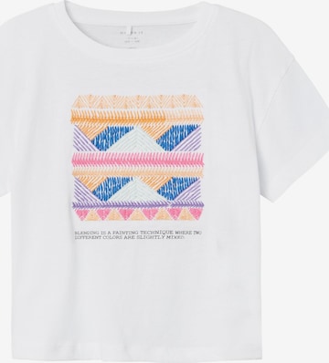 T-Shirt 'HAMBI' NAME IT en blanc : devant