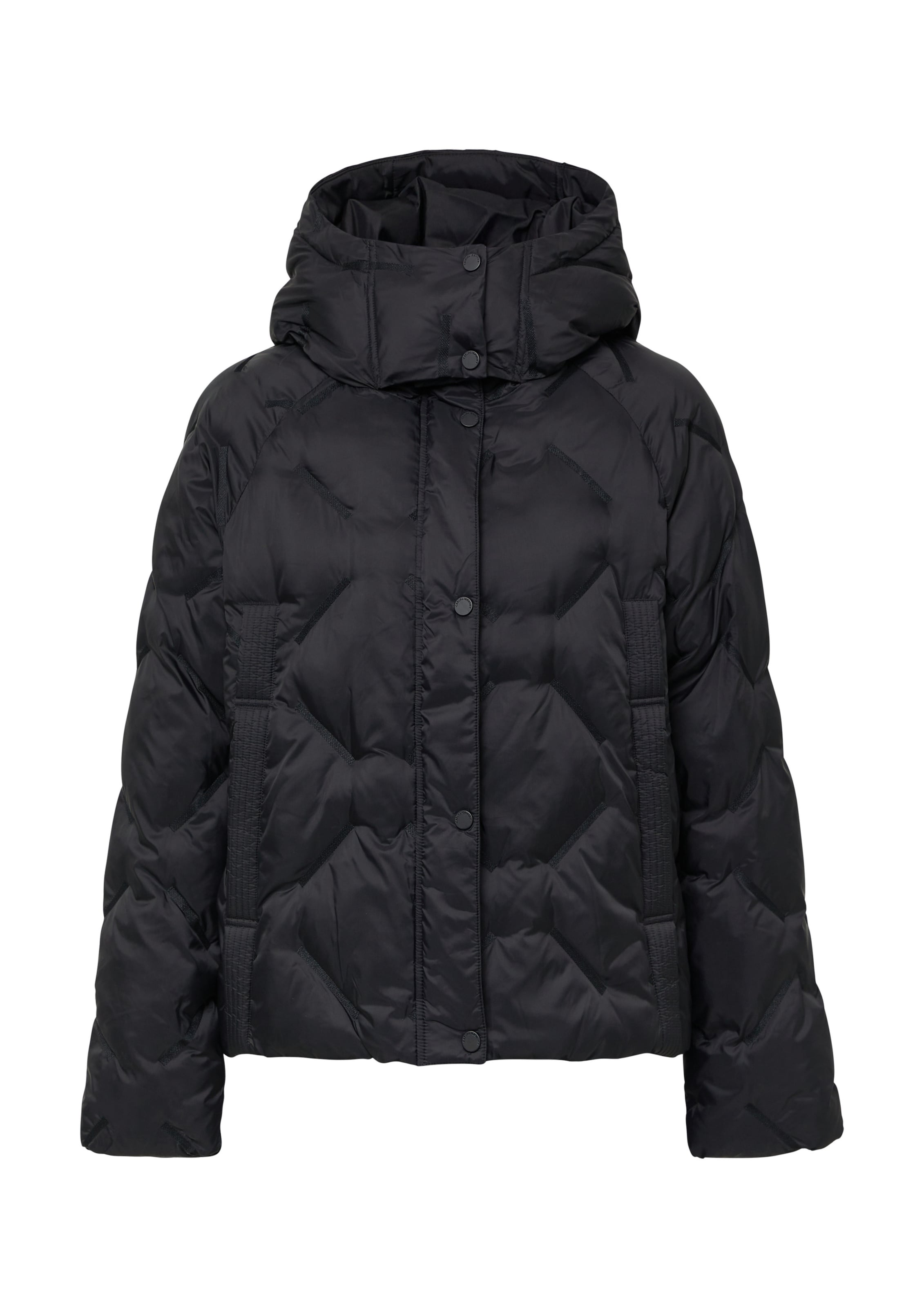 COMMA Winterjacke in Schwarz: Vorderseite