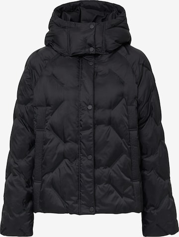 COMMA Talvitakki värissä musta: etupuoli