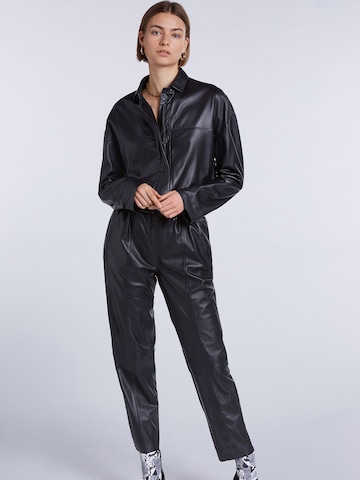 SET Jumpsuit in Zwart: voorkant