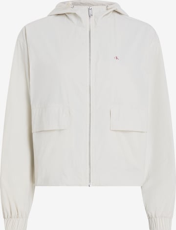 Calvin Klein Jeans Tussenjas in Wit: voorkant