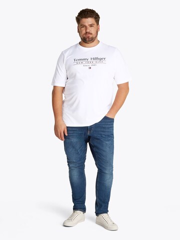 Maglietta di Tommy Hilfiger Big & Tall in bianco