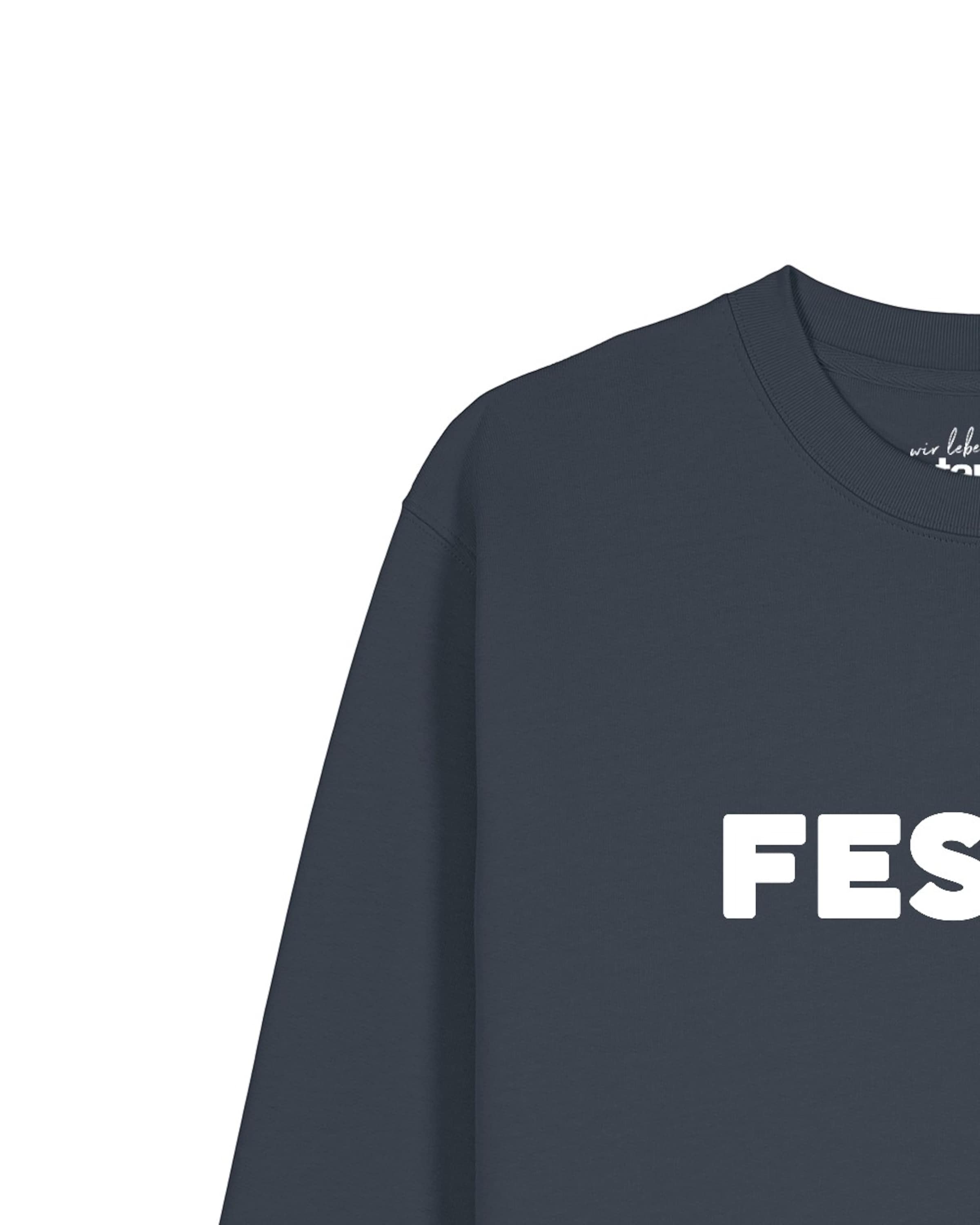 Watapparel Sweatshirt 'Fesch' in Grijs