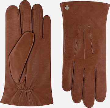 Gants 'DOVER' Roeckl en marron : devant