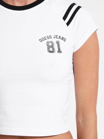 GUESS T-Shirt '81' in Weiß
