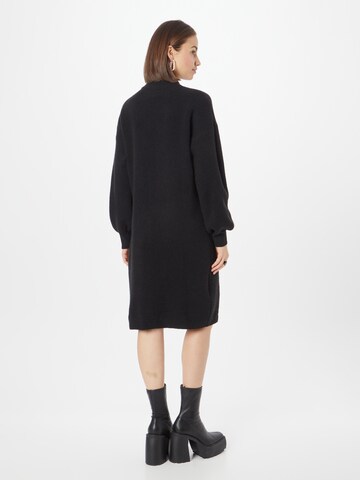 Monki Knitted dress in Black