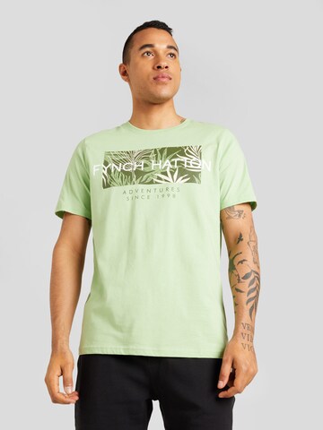 FYNCH-HATTON Shirt in Groen: voorkant