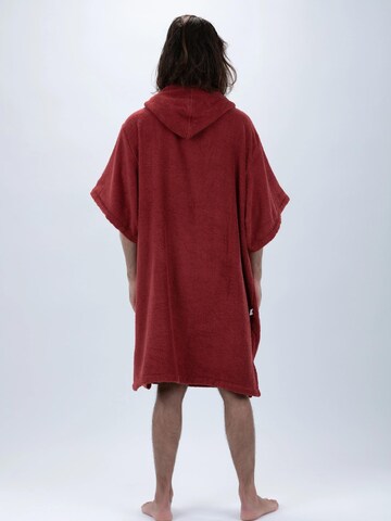 Pacifique Sud Sport-Bademantel 'Surf' in Rot