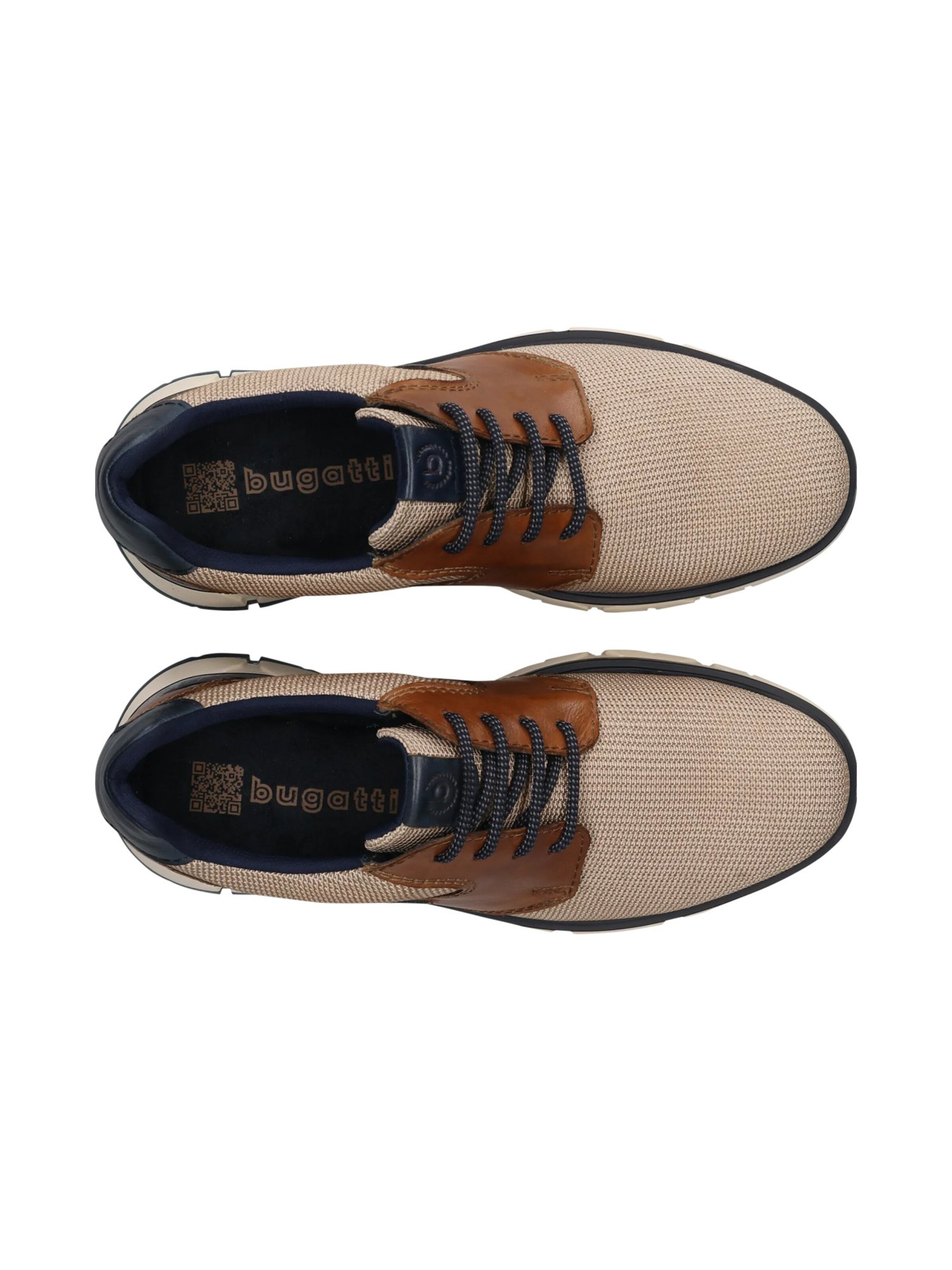 bugatti Lace-up shoe in Beige