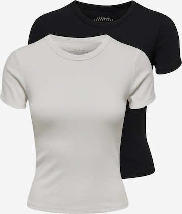 ONLY - Camiseta 'EASY' en negro: frente