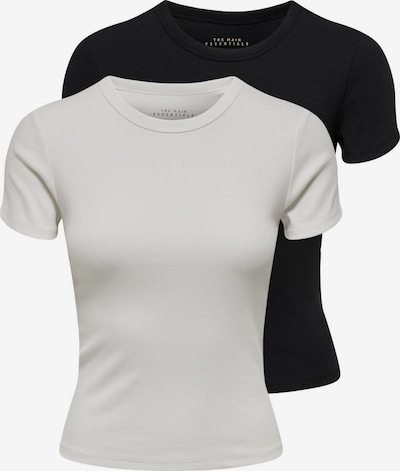 ONLY Shirts 'EASY' i sort / hvid, Produktvisning